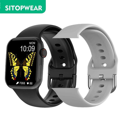 SitopWear Smart Watch  Wireless Charging Smartwatch Bluetooth Calls Watches Men Women Fitness Bracelet Custom Watch Face