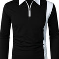 Men's Long Sleeve Colorblock T-Shirt