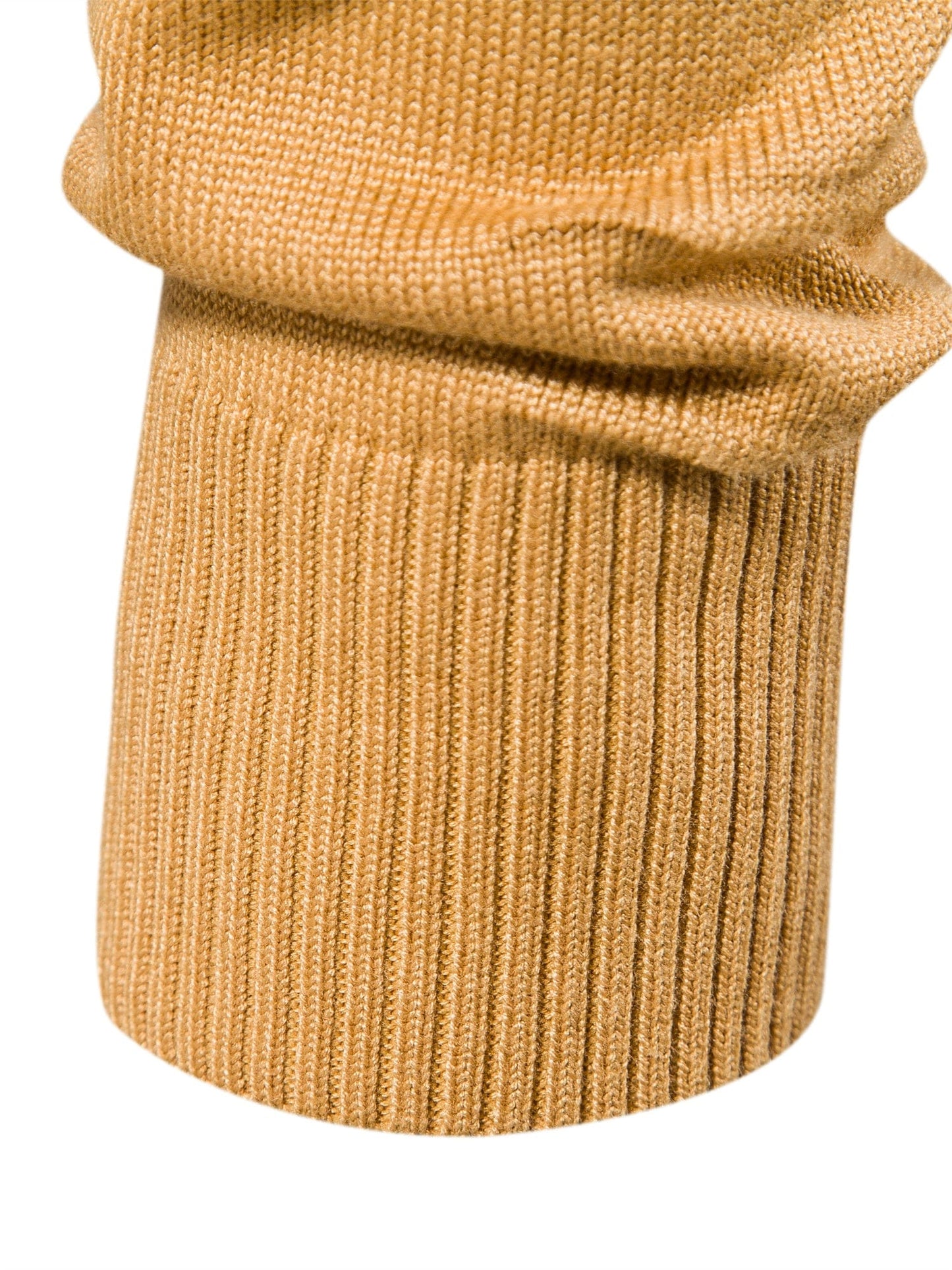 Spliced Drop Sleeve Sweater Men Casual O-neck Slim Fit