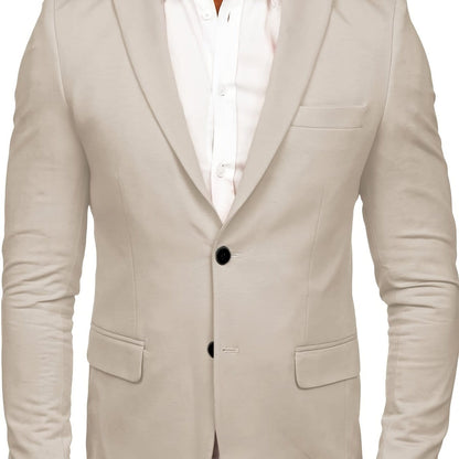 Men's Spring And Autumn Casual Suit Jacket, Single-breasted Business Jacket