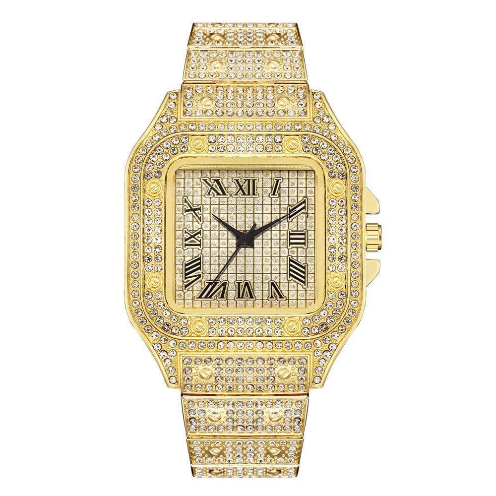 Men Full Zircon Watch, Iced Out Watch