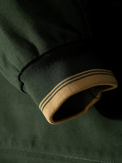 Autumn And Winter New Men's Small Stand Collar Cotton Workwear Plus Size Jacket Coat