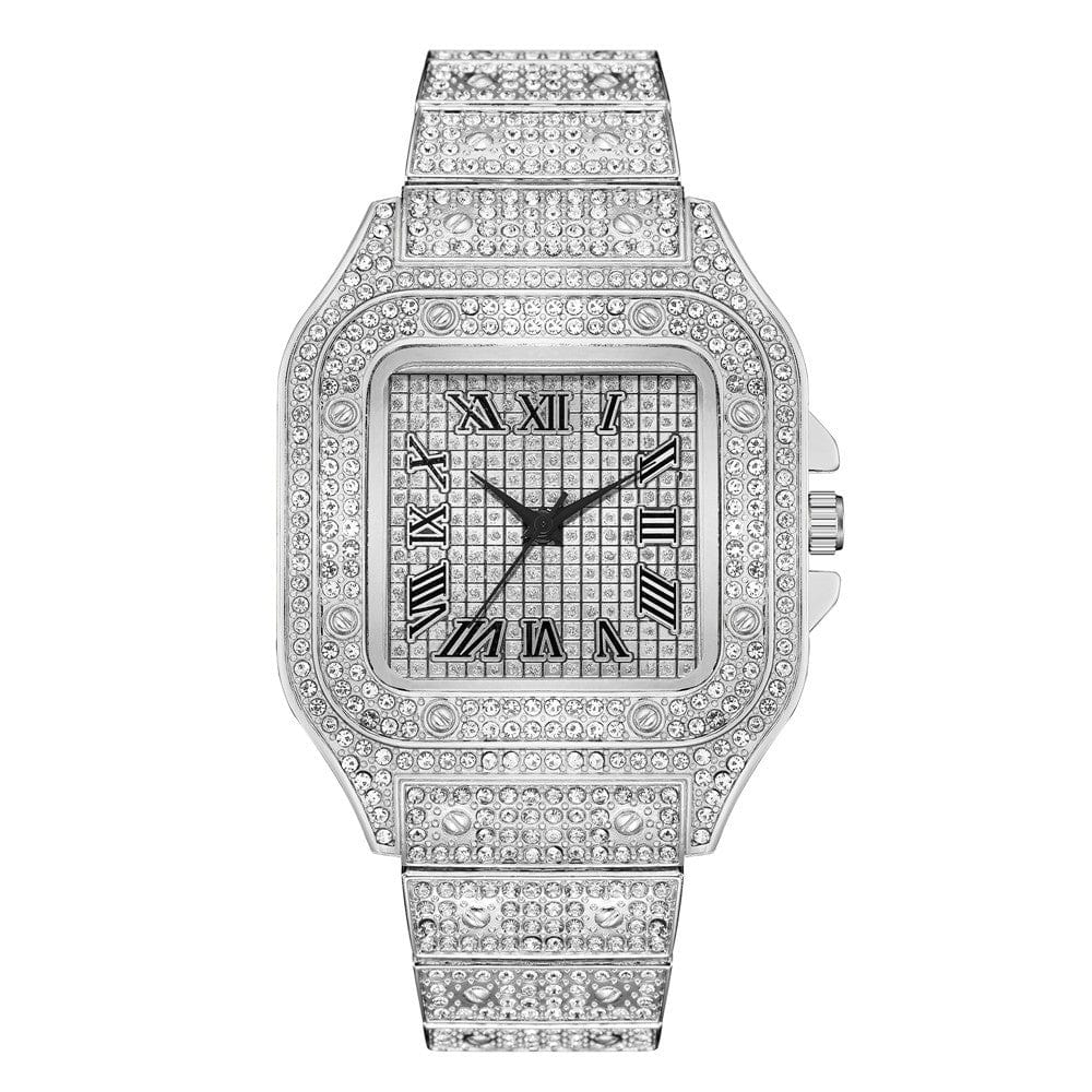 Men Full Zircon Watch, Iced Out Watch