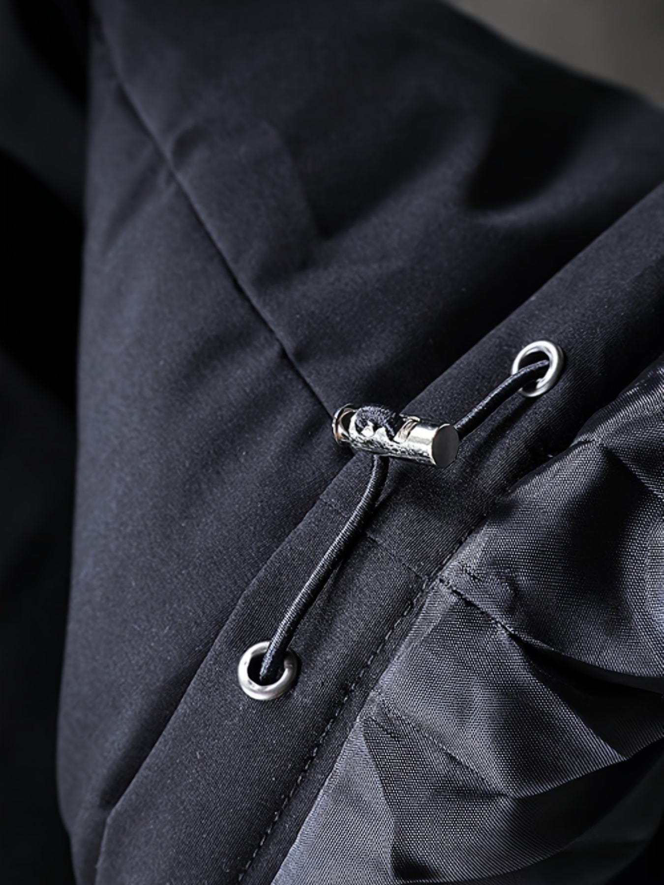 Men's Thick Winter Hooded Parka Jacket, Casual Solid Zip Warm Loose Cotton-padded Jacket Coat