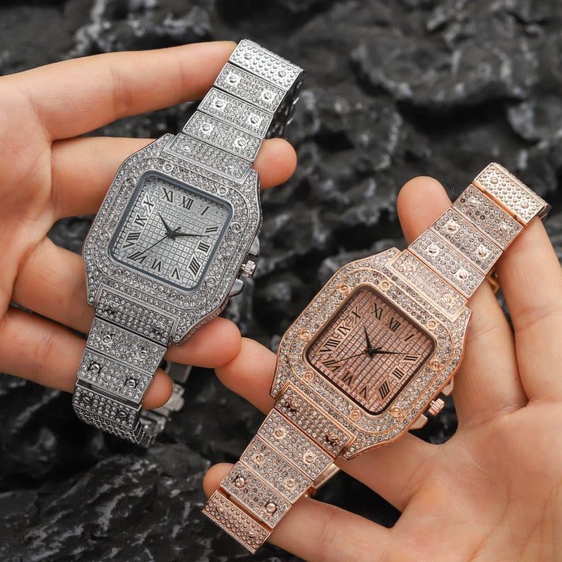 Men Full Zircon Watch, Iced Out Watch