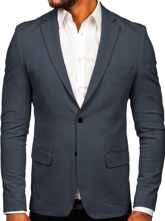 Men's Spring And Autumn Casual Suit Jacket, Single-breasted Business Jacket