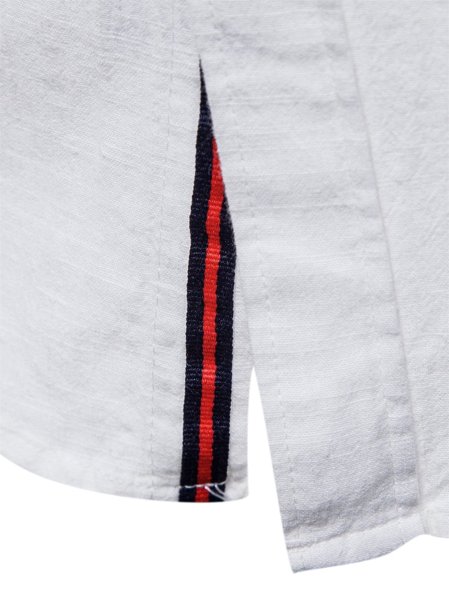 Men's Plain Color Cotton Single Breasted Long Sleeve Shirts Men's Clothes