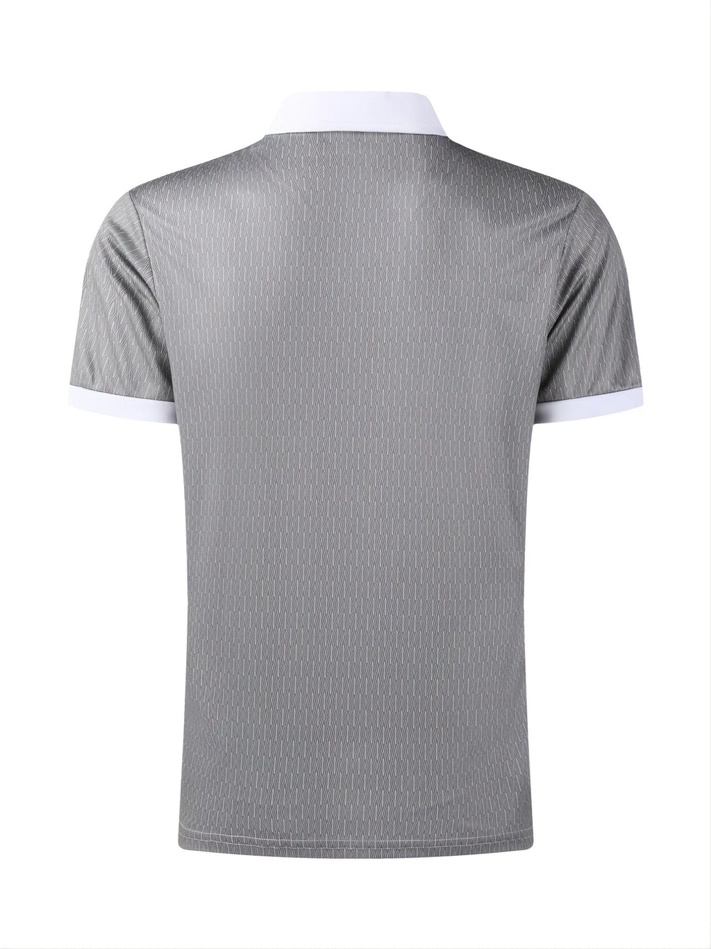 New Men's Lapel Polo Shirt Zip Print Polo Shirt Christmas Gifts
