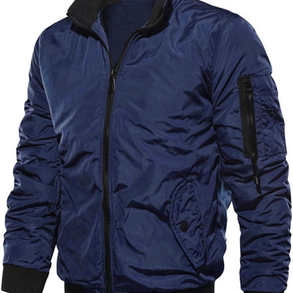 Autumn And Winter New Men's Flight Suits Plus Cotton Jackets