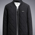Autumn&Winter New Men's Casual Loose Fashionable Black Stand Collar Long Sleeves Fleece Warm Cotton Coat