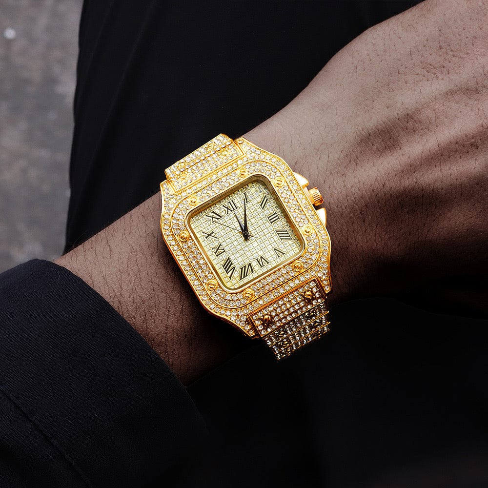 Men Full Zircon Watch, Iced Out Watch