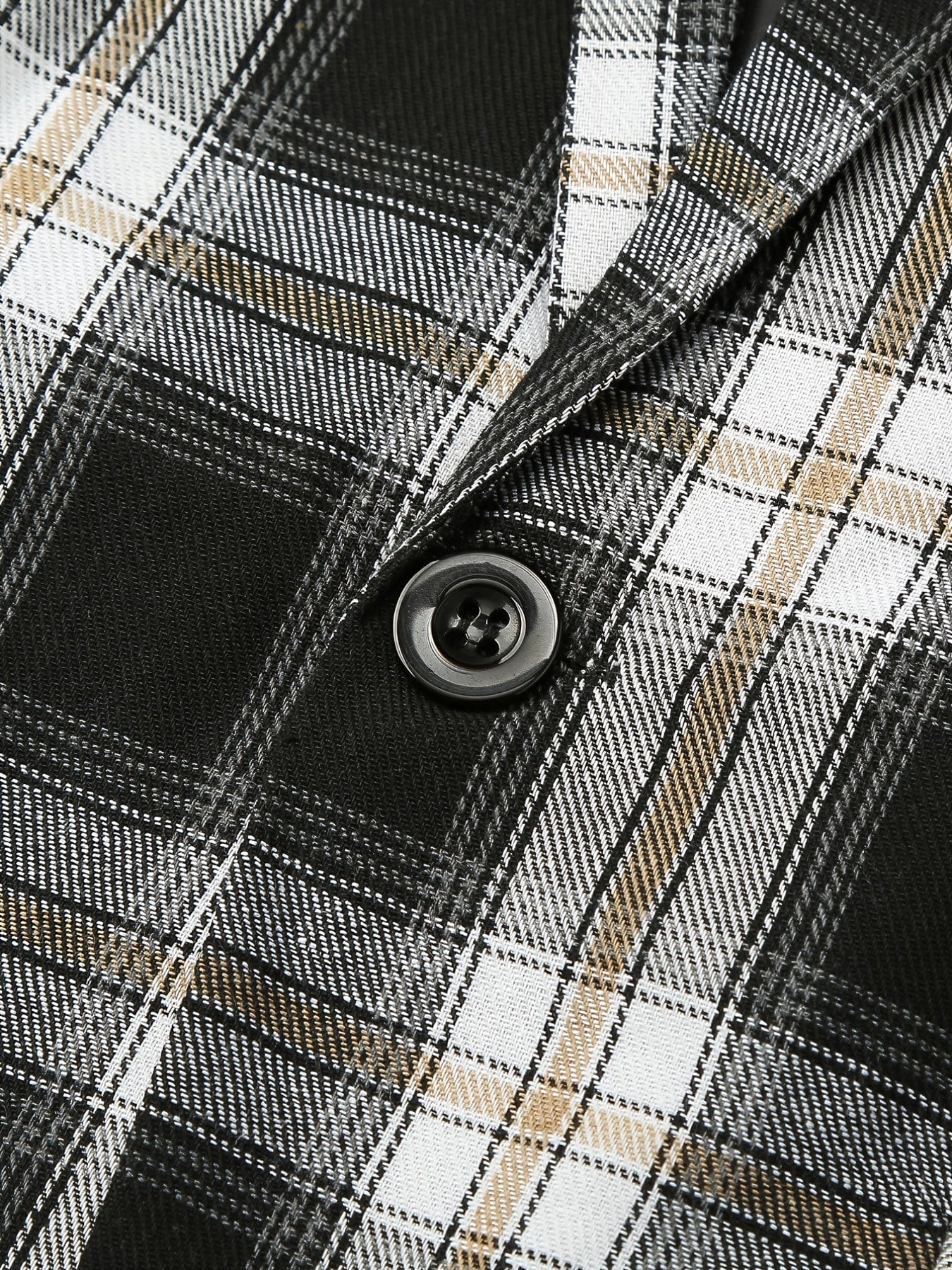 Men's Classic Fit Suits, Autumn Winter Casual Sports Slim Fit One Button Plaid Print Blazer Light Jacket
