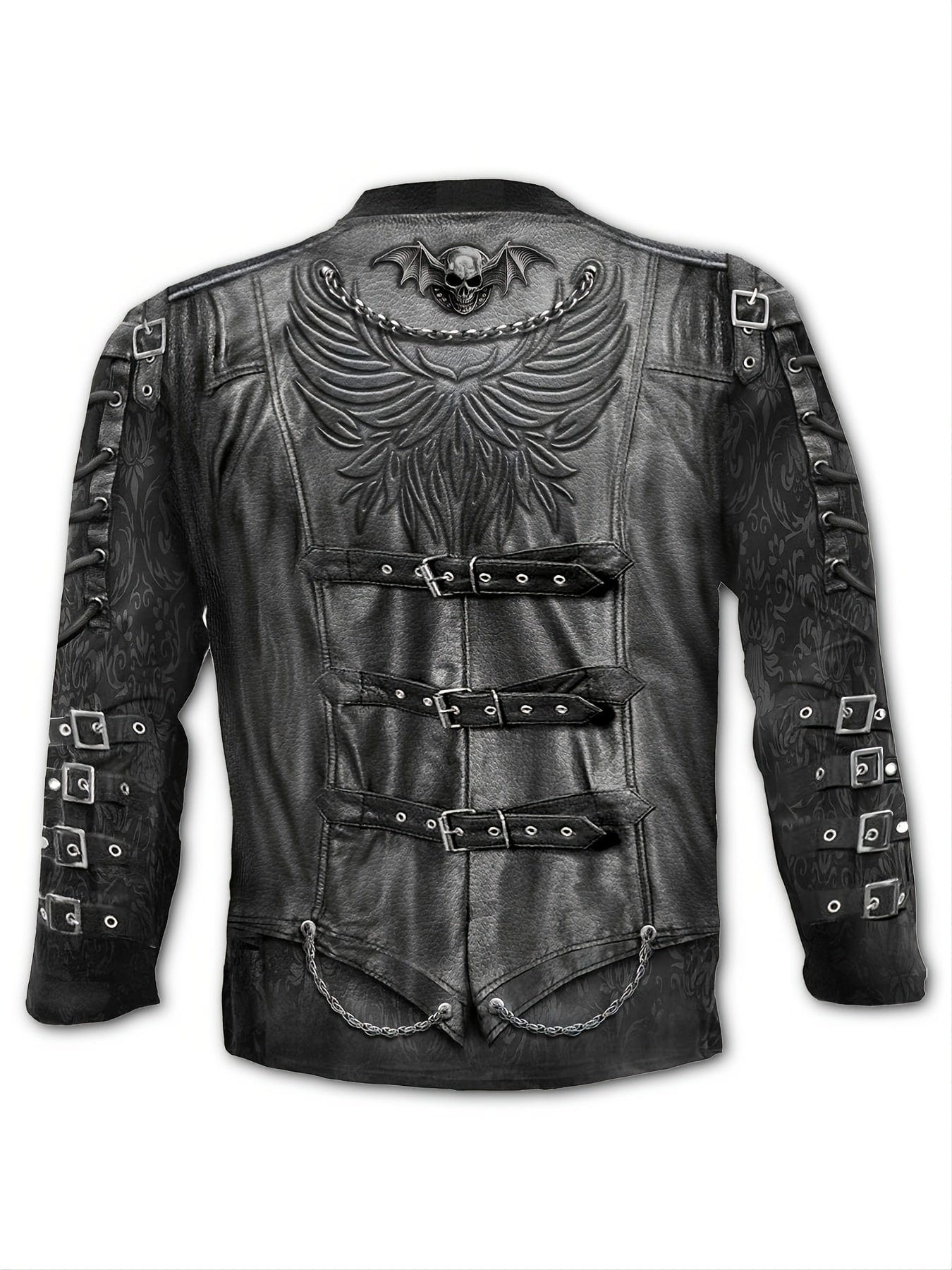 Men's Casual Loose Prints Polyester  T-Shirt