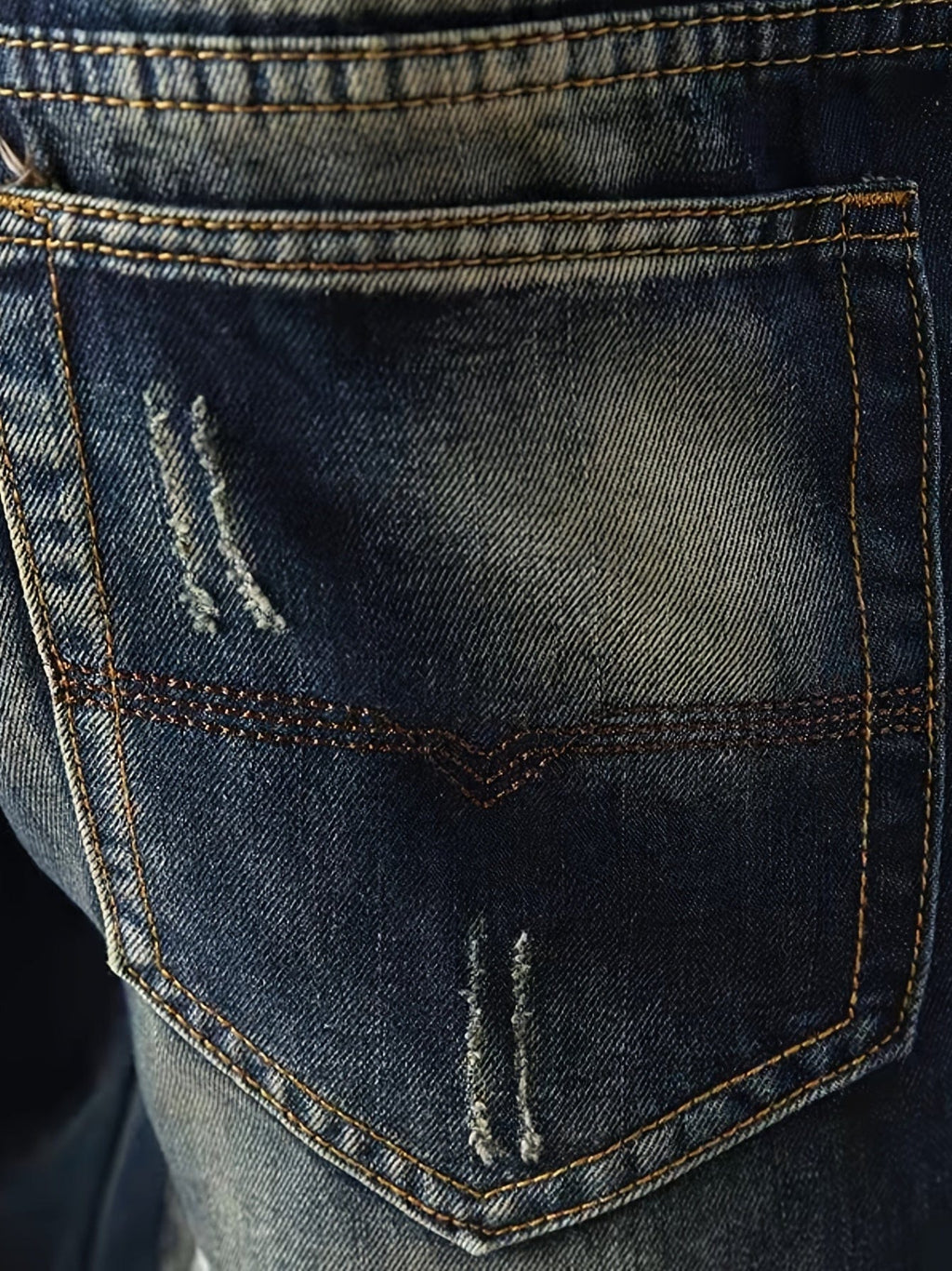 Men's Casual Vintage Ripped Jeans Christmas Gifts
