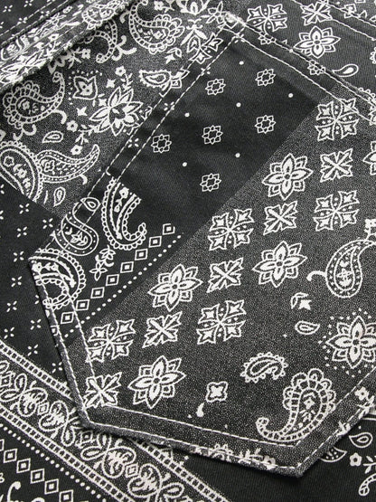 Men's Slim Jeans, Stretch Floral Pattern Denim Pants Men Clothes Best Sellers