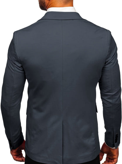 Men's Spring And Autumn Casual Suit Jacket, Single-breasted Business Jacket