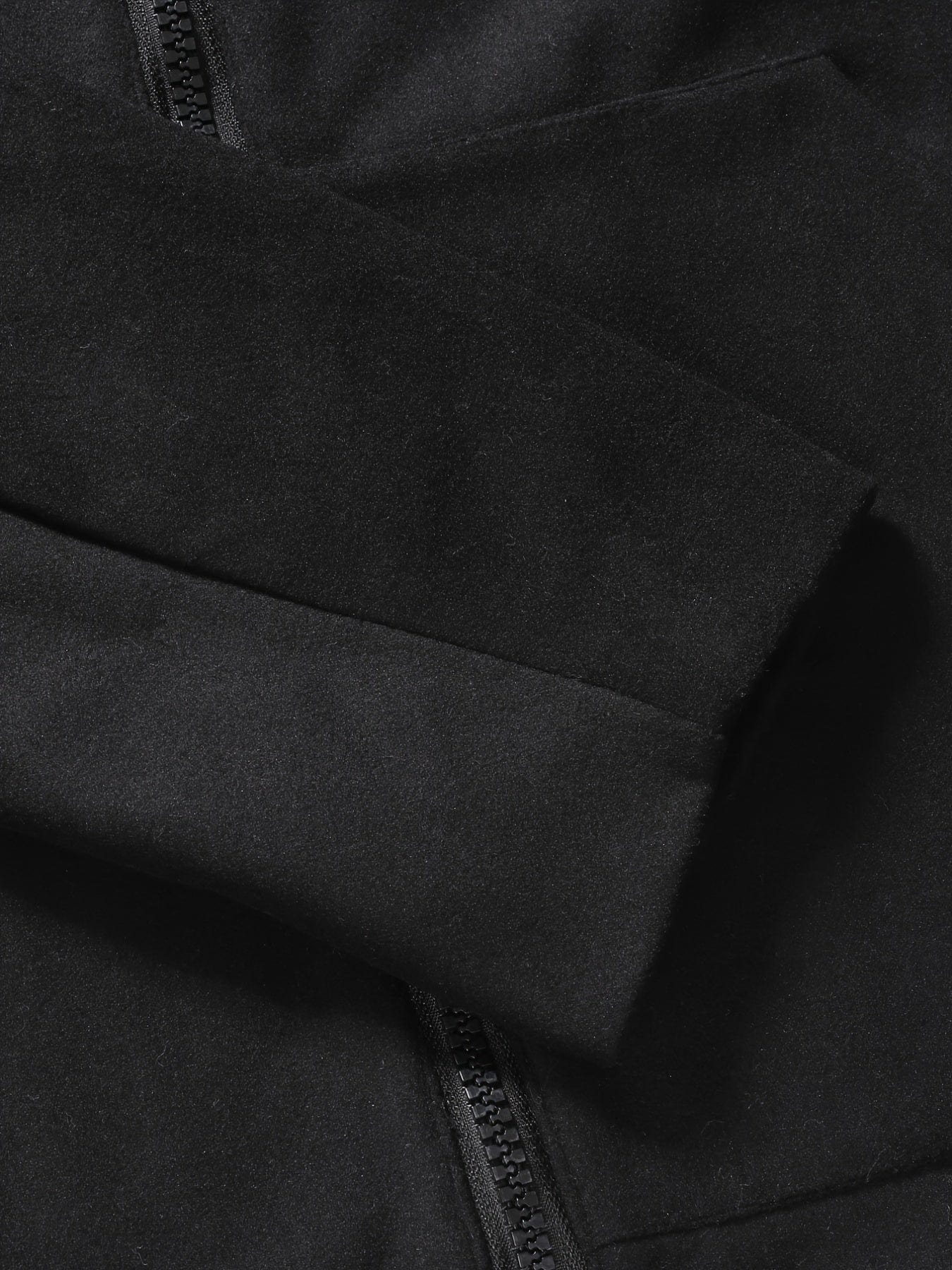 Men's Zip Winter Long Trench Coat Classic Hooded Jacket Top Coat