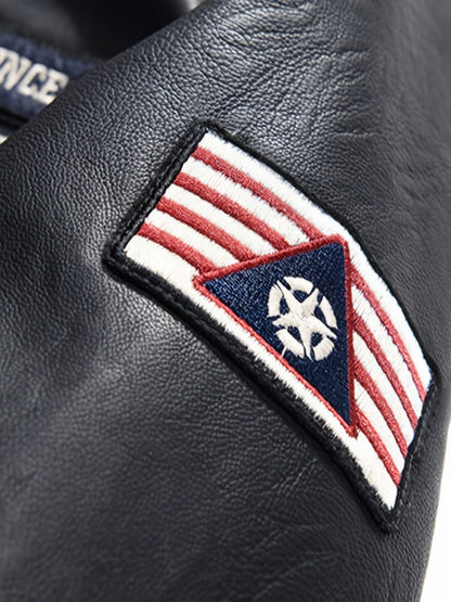 Men's Stand Collar Pu Leather Coat, Baseball Modern Jacket, Casual Long Sleeve Motorcycle Outwear Jacket