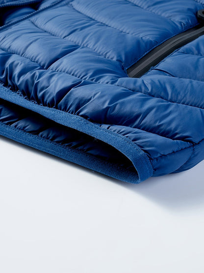 Men's Casual Classic Hooded Padded Jacket, Long Sleeve Fleece Thermal Detachable Drawstrings Outwear For Winter