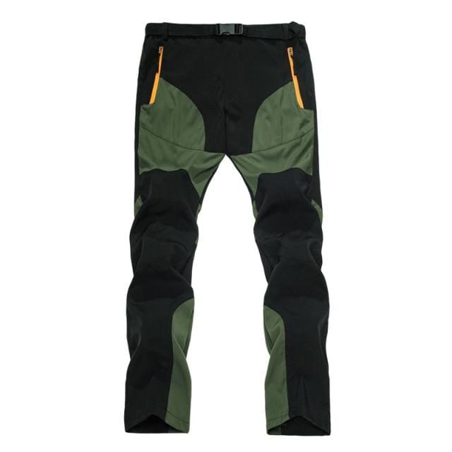 NUONEKO Men Women Winter Hiking Pants Waterproof Softshell Fleece Pants Sport Skiing Outdoor Pants Pantalon Trekking Hombre PM29