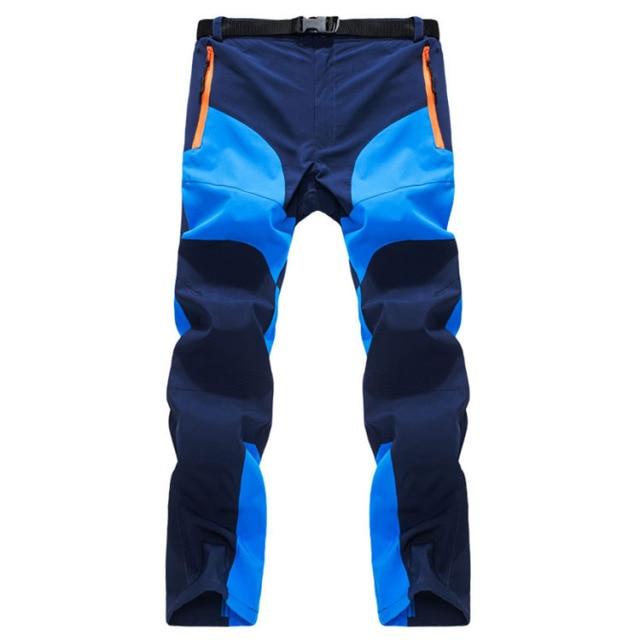 NUONEKO Men Women Winter Hiking Pants Waterproof Softshell Fleece Pants Sport Skiing Outdoor Pants Pantalon Trekking Hombre PM29