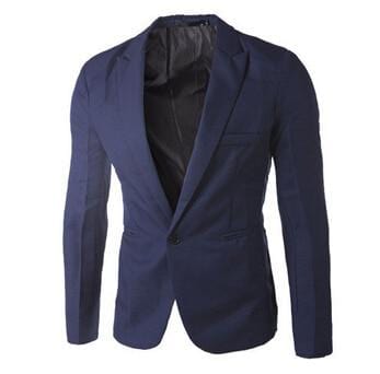 Blazer men  New Arrival Fashion Clothing Wild Single Button terno suit Jacket Men's Casual Slim Fit Suit blazer masculino