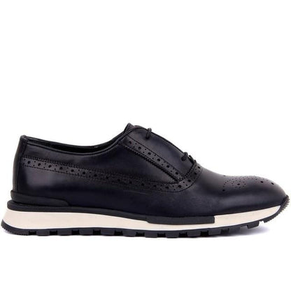 Sail Lakers-Tan Leather Lace-Up Men Casual Derby Shoes 2020 Brand New Men Shoes Classic Men Dress Shoe