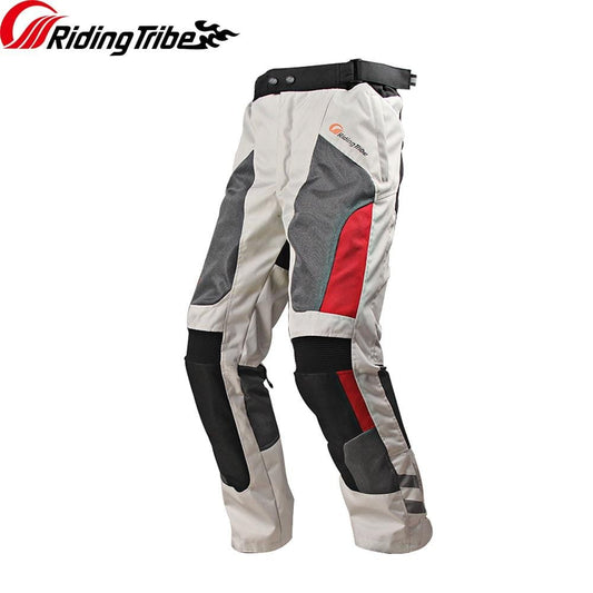 Pantaloni de motocicletă Impermeabil Respiranți Călduți Tot sezonul Motocross Rally Rider Pantaloni de protecție pentru călărie Cu 4 bucăți Genunchiere HP-12