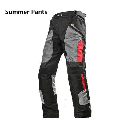 Motorcycle Pants Waterproof Breathable Warm All Season Motocross Rally Rider Riding Protection Trousers With 4pcs Kneepads HP-12