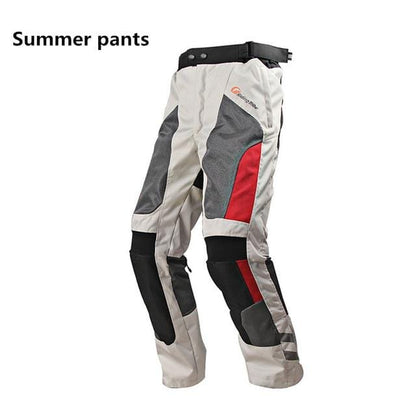 Motorcycle Pants Waterproof Breathable Warm All Season Motocross Rally Rider Riding Protection Trousers With 4pcs Kneepads HP-12