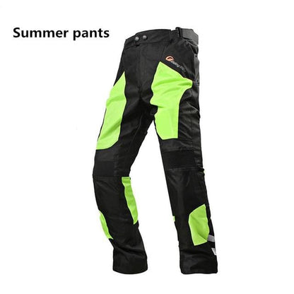 Motorcycle Pants Waterproof Breathable Warm All Season Motocross Rally Rider Riding Protection Trousers With 4pcs Kneepads HP-12