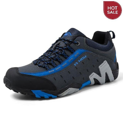 Outdoor Lover Trekking Shoes Men Waterproof Hiking Shoes Mountain Boots Genuine Leather Woodland Hunting Tactical Shoes
