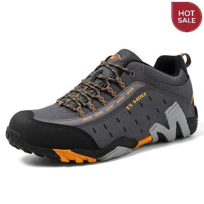 Outdoor Lover Trekking Shoes Men Waterproof Hiking Shoes Mountain Boots Genuine Leather Woodland Hunting Tactical Shoes