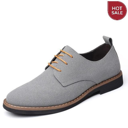 ROXDIA plus size 39-48 genuine leather men casual flats waterproof dress oxford man shoes lace up for work male loafers RXM098