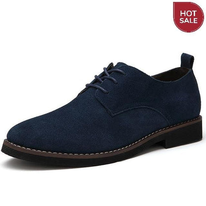 ROXDIA plus size 39-48 genuine leather men casual flats waterproof dress oxford man shoes lace up for work male loafers RXM098