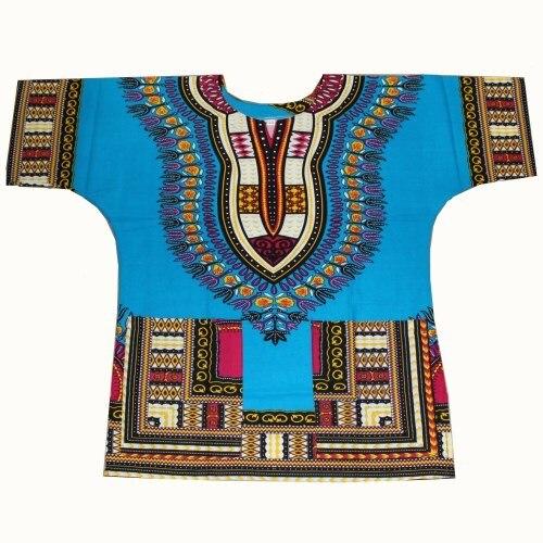 Dashiki fashion design African traditional printed 100% cotton Dashiki T-shirts for unisex Tribal Ethnic Succunct Hippie 2019