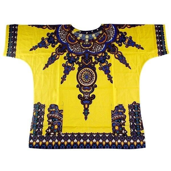 Dashiki fashion design African traditional printed 100% cotton Dashiki T-shirts for unisex Tribal Ethnic Succunct Hippie 2019