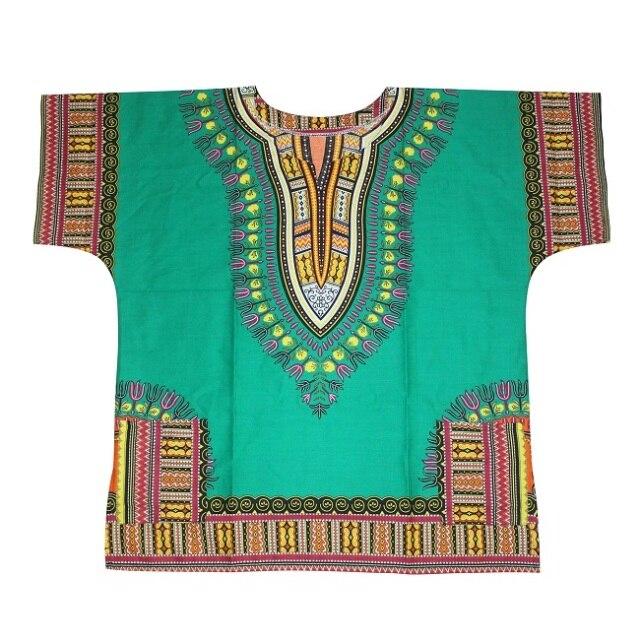 Dashiki fashion design African traditional printed 100% cotton Dashiki T-shirts for unisex Tribal Ethnic Succunct Hippie 2019