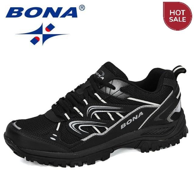 BONA 2020 New Designers Popular Sneakers Hiking Shoes Men Outdoor Trekking Shoes Man Tourism Camping Sports Hunting Shoes Trendy