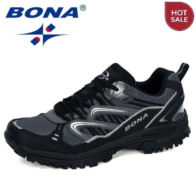 BONA 2020 New Designers Popular Sneakers Hiking Shoes Men Outdoor Trekking Shoes Man Tourism Camping Sports Hunting Shoes Trendy