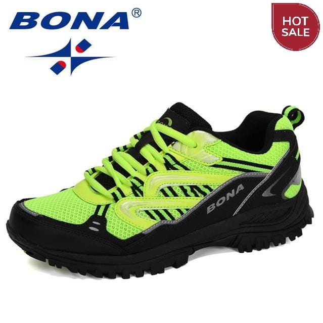 BONA 2020 New Designers Popular Sneakers Hiking Shoes Men Outdoor Trekking Shoes Man Tourism Camping Sports Hunting Shoes Trendy