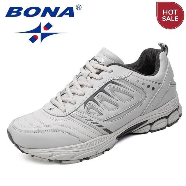 BONA New Style Men Running Shoes Outdoor Jogging Sneakers Lace Up Athletic Shoes