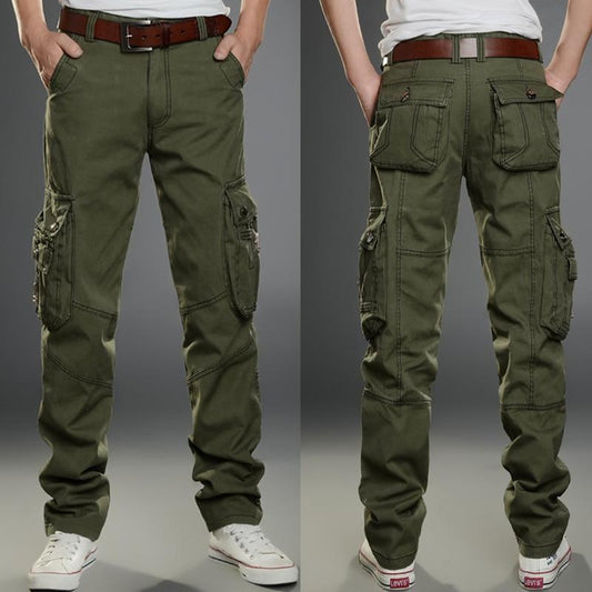 Pantaloni Cargo Bărbați Combat SWAT Army Pantaloni Militari 100%Bumbac Multe buzunare Stretch Flexibili Bărbat Pantaloni Casual Mărimea Plus 28- 38 40