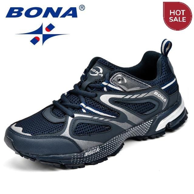 BONA New Arrival Classics Style Men Running Shoes Lace Up Outdoor Jogging Shoes