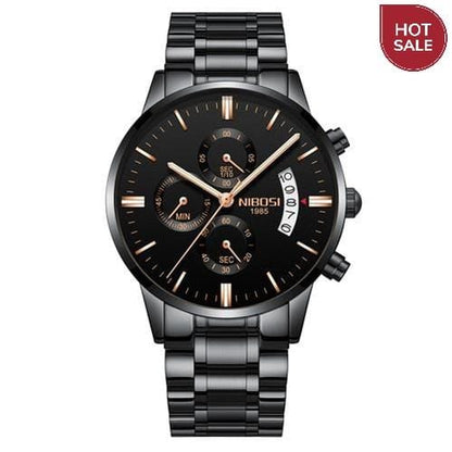 NIBOSI Relogio Masculino Men Watches Luxury Famous Top Brand Men's Fashion Casual Dress Watch Military Quartz Wristwatches Saat