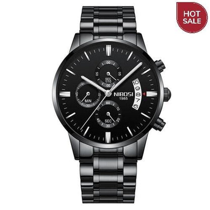 NIBOSI Relogio Masculino Men Watches Luxury Famous Top Brand Men's Fashion Casual Dress Watch Military Quartz Wristwatches Saat