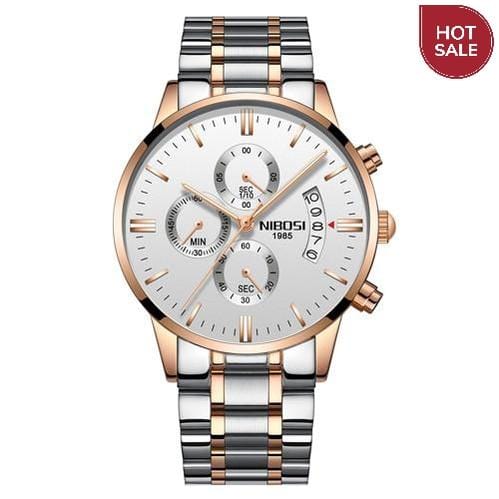 NIBOSI Relogio Masculino Men Watches Luxury Famous Top Brand Men's Fashion Casual Dress Watch Military Quartz Wristwatches Saat
