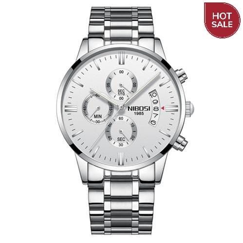 NIBOSI Relogio Masculino Men Watches Luxury Famous Top Brand Men's Fashion Casual Dress Watch Military Quartz Wristwatches Saat