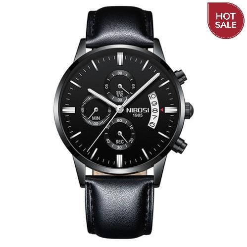 NIBOSI Relogio Masculino Men Watches Luxury Famous Top Brand Men's Fashion Casual Dress Watch Military Quartz Wristwatches Saat