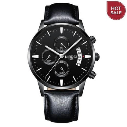 NIBOSI Relogio Masculino Men Watches Luxury Famous Top Brand Men's Fashion Casual Dress Watch Military Quartz Wristwatches Saat